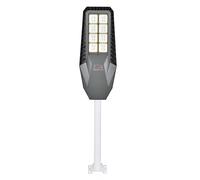 Avizar, Lampada Solare LED 8W con Sensore di Movimento e Batteria 10000mAh, Nero