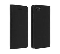 Custodia Portafoglio Vintage in Pelle per Apple iPhone SE 2020 / 7 / 8 - Nera