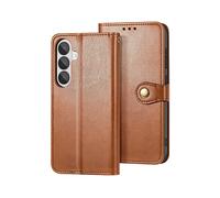 AVIZAR Leto CUSTODIA A LIBRO per Samsung Galaxy S26, Marrone