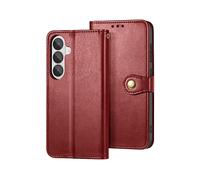 AVIZAR Leto CUSTODIA A LIBRO per Samsung Galaxy S26, Rosso