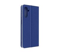 AVIZAR Luna book carbon CUSTODIA per Samsung Galaxy A04s, Blu reale