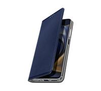 AVIZAR MAGNETICGUARD CUSTODIA A LIBRO per Motorola Moto E15, Blu notte