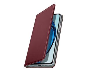 AVIZAR MAGNETICGUARD CUSTODIA A LIBRO per Oppo A60, Bordeaux