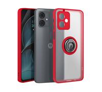 AVIZAR MAGRING ARMOR COVER per Motorola Moto G14, Rosso