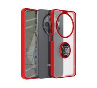 AVIZAR Magring armor COVER per Oppo Reno 12F, Rosso
