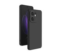 Avizar Custodia per Oppo Reno 13 F e 13 FS Silicone Morbido Opaco, Nero