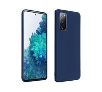 Cover Samsung Galaxy S20 FE Morbida Flessibile Antishock Finitura Opaca blu