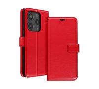 AVIZAR MAY-RD-N145 CUSTODIA A LIBRO per Xiaomi Poco M7 Pro, Rosso