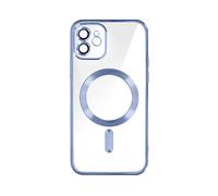 AVIZAR Metallic COVER per Apple iPhone 12, Blu chiaro