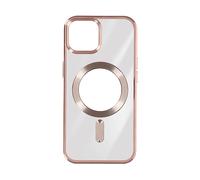 AVIZAR Metallic COVER per Apple iPhone 15 Plus, Rosa champagne