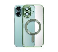 AVIZAR Metallic COVER per Apple iPhone 16, Verde scuro