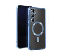 AVIZAR Metallic COVER per Samsung Galaxy S24 FE, Blu chiaro