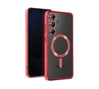 AVIZAR Metallic COVER per Samsung Galaxy S24 FE, Rosso