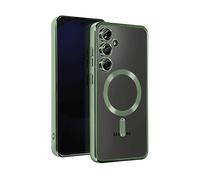 AVIZAR Metallic COVER per Samsung Galaxy S24 FE, Verde scuro