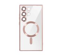 AVIZAR Metallic COVER per Samsung Galaxy S24 Ultra, Rosa champagne