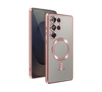 AVIZAR Metallic COVER per Samsung Galaxy S25 Ultra, Rosa champagne