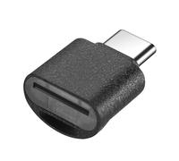 Avizar, Mini lettore schede micro-SD e TF, adattatore USB-C, Nero