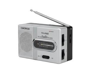 Avizar, Mini Radio Tascabile a Bande FM e AM con Antenna Telescopica Stabile