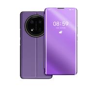 Avizar Cover Specchio a Libro per Honor Magic 7 Lite con Supporto, Viola