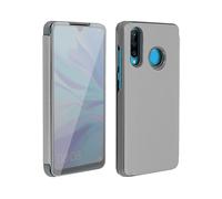 AVIZAR Mirror CUSTODIA per Huawei P30 Lite XL, Argento