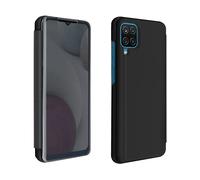AVIZAR Mirror CUSTODIA per Samsung Galaxy A12, Nero