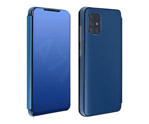 AVIZAR Mirror CUSTODIA per Samsung Galaxy A71, Blu