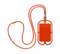 AVIZAR NECKPOUCH CUSTODIA per Universale Universale, Arancione