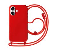 AVIZAR neckshell CUSTODIA per Apple iPhone 16 Plus, Rosso