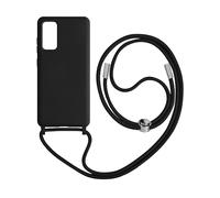 Cover Semirigida per Samsung Galaxy S20 FE Cordino Nylon Intrecciato 80 cm Nera