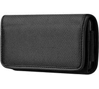 Avizar Custodia da cintura taglia XXL in tessuto Oxford con clip e chiusura velcro, Nero