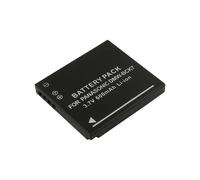 Avizar, Panasonic Lumix 600mAh Li-ion Batteria Compatibile DMW-BCK7, Nero