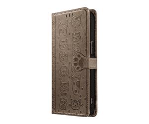 AVIZAR PAW CUSTODIA A LIBRO per Apple iPhone 16e, Grigio