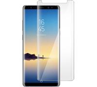 Proteggi schermo in vetro temperato ultrasottile Avizar con bordi curvi trasparenti per Samsung Galaxy Note 8