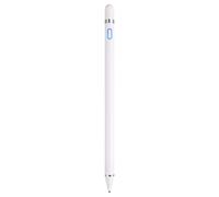 Penna smartphone/Tablet/laptop touchscreen a punta fine alluminio Bianca