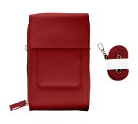 Avizar, Pochette a tracolla 130 cm per smartphone in similpelle chiusura a zip