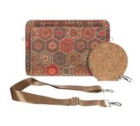 Avizar, Pochette in sughero, collezione CorkInspire, chiusure a zip, Multicolore