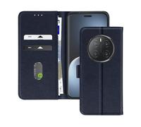 AVIZAR Portafoglio chesterfield CUSTODIA A LIBRO per Honor Magic 7 Pro, Blu notte