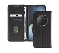 AVIZAR Portafoglio chesterfield CUSTODIA A LIBRO per Honor Magic 7 Pro, Nero