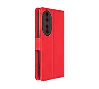 AVIZAR Portafoglio slim CUSTODIA per Honor 90, Rosso