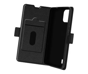 AVIZAR Portafoglio slim CUSTODIA per Nokia C12, Nero