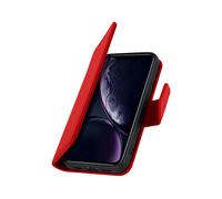 AVIZAR PREM-RD-XR CUSTODIA A LIBRO per Apple iPhone XR, Rosso