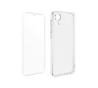 AVIZAR Premium 360° COVER per Samsung Galaxy A03 Core, Trasparente