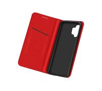 AVIZAR Prestige CUSTODIA per Samsung Galaxy A32 5G, Rosso