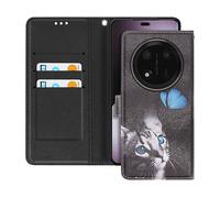 AVIZAR PRINT CUSTODIA A LIBRO per Honor Magic 7 Lite, Nero