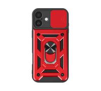 AVIZAR Protectorring COVER per Apple iPhone 16, Rosso