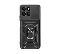 AVIZAR Protectorring COVER per Honor 200 Smart, Nero
