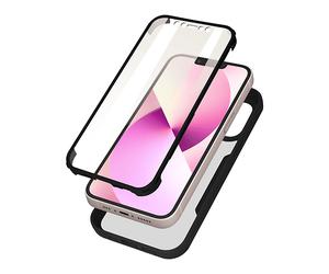 AVIZAR Protettiva 180BK13MI Cover per Apple iPhone 13 Mini, Nero trasparente