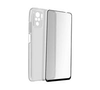 AVIZAR Protettiva 360-BK-RN10R Cover per Xiaomi Redmi Note 10/Redmi Note 10s/Poco M5s, Trasparente