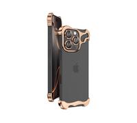 AVIZAR Protettiva ADIV-GD-16P Cover per Apple iPhone 16 Pro, Dorato