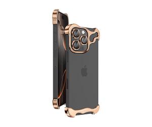 AVIZAR Protettiva ADIV-GD-16P Cover per Apple iPhone 16 Pro, Dorato